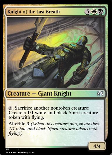 Knight of the Last Breath FOIL