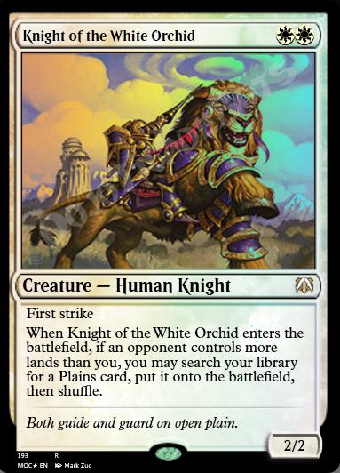 Knight of the White Orchid FOIL