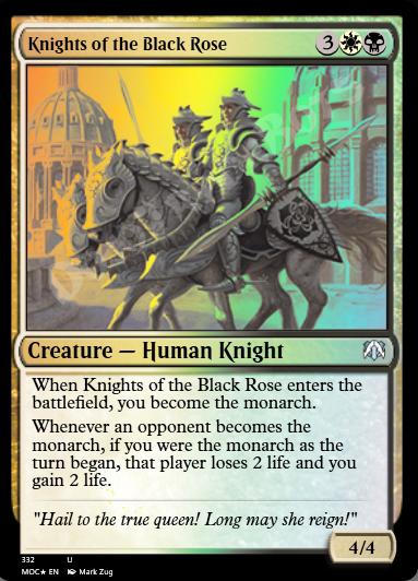 Knights of the Black Rose FOIL