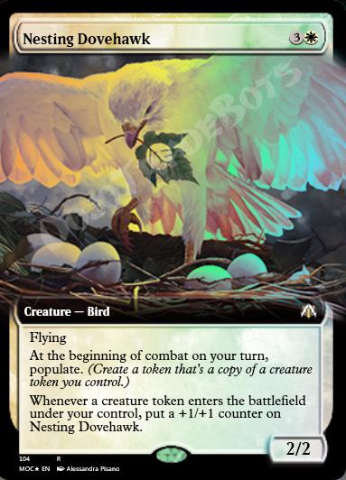 Nesting Dovehawk (Extended Art) FOIL