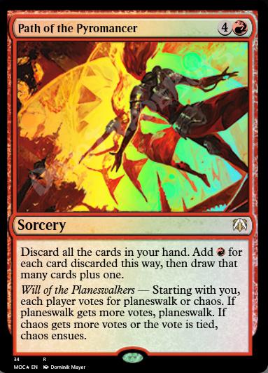 Path of the Pyromancer FOIL