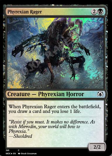 Phyrexian Rager FOIL