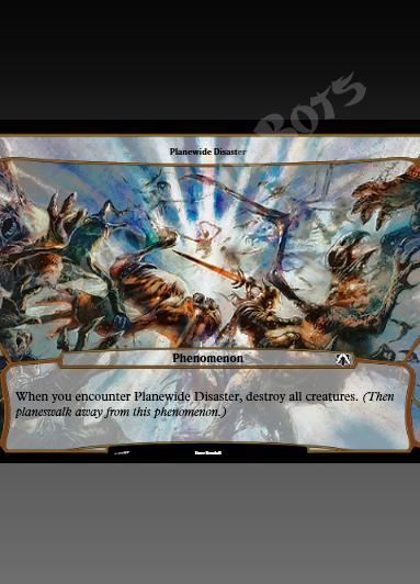 Planewide Disaster FOIL