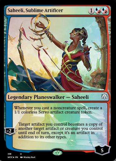 Saheeli, Sublime Artificer FOIL