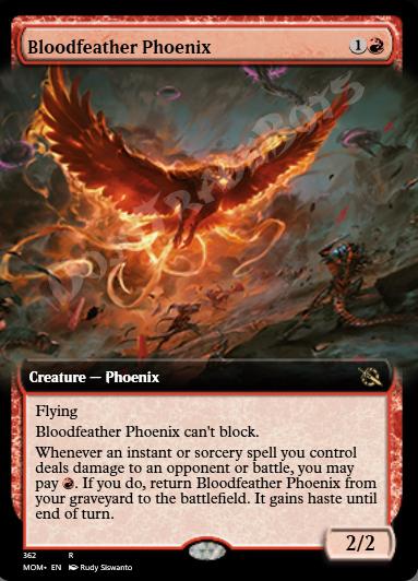 Bloodfeather Phoenix (Extended Art)