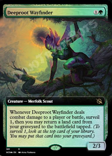 Deeproot Wayfinder (Extended Art) FOIL