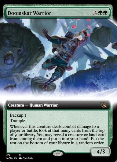 Doomskar Warrior (Extended Art)