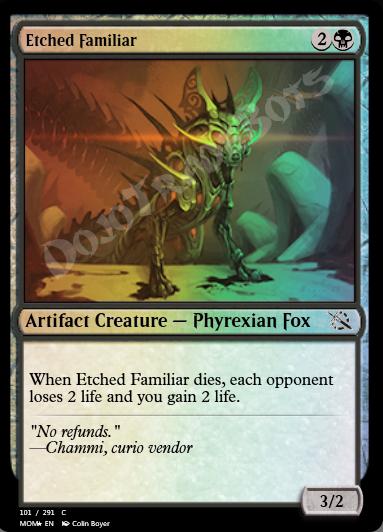 Etched Familiar FOIL