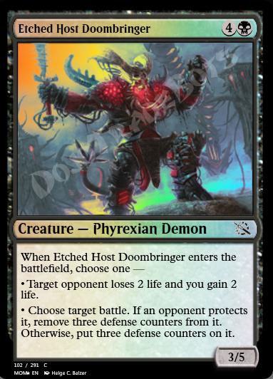 Etched Host Doombringer FOIL