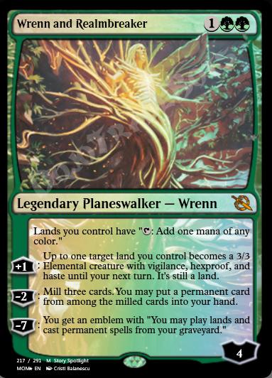 Wrenn and Realmbreaker FOIL