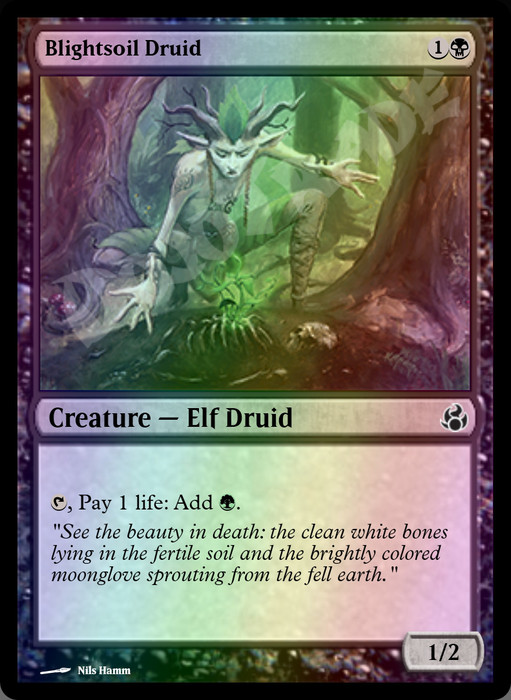 Blightsoil Druid FOIL