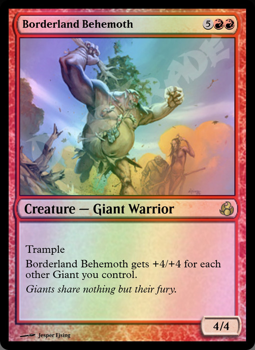 Borderland Behemoth FOIL