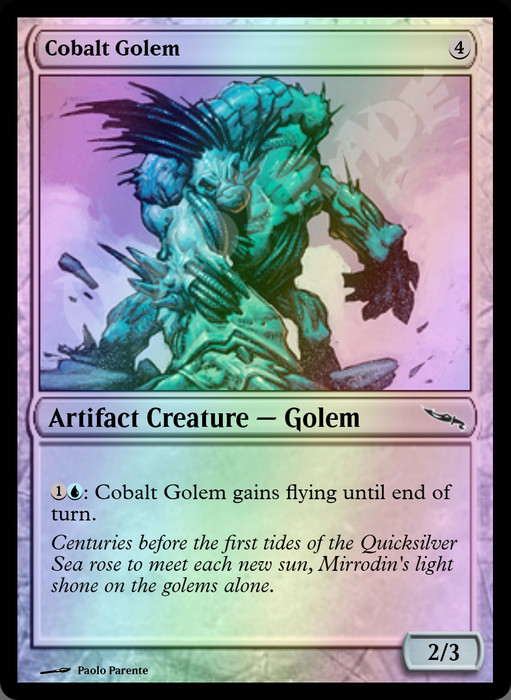 Cobalt Golem FOIL