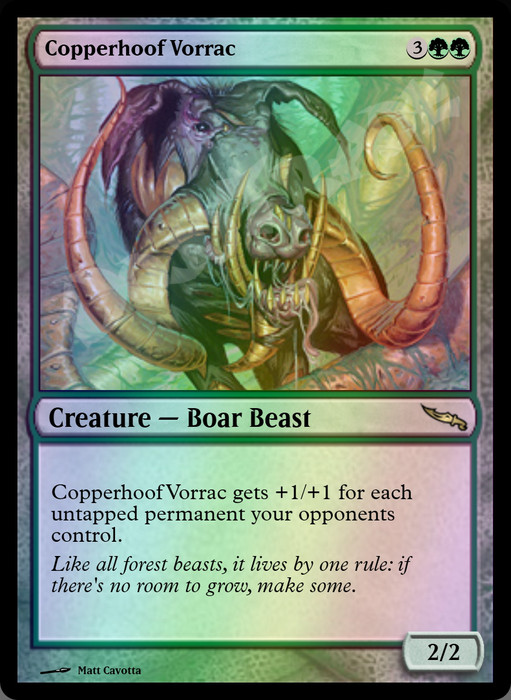 Copperhoof Vorrac FOIL