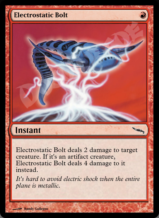 Electrostatic Bolt