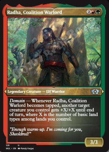 Radha, Coalition Warlord (Etched)