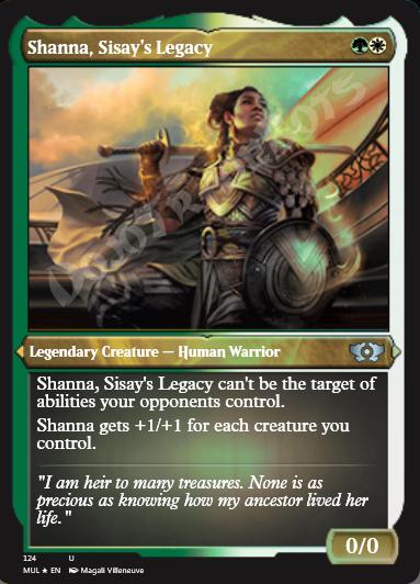 Shanna, Sisay's Legacy (Etched) FOIL