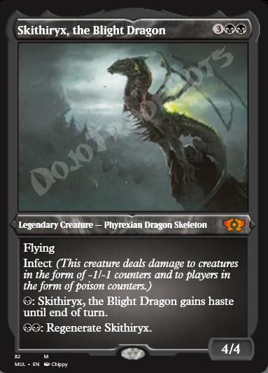 Skithiryx, the Blight Dragon (Etched)