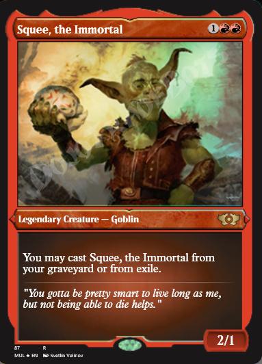 Squee, the Immortal (Etched) FOIL