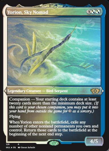 Yorion, Sky Nomad (Etched) FOIL