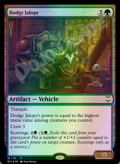 Dodgy Jalopy FOIL