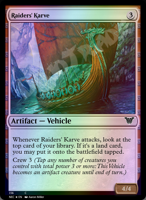 Raiders' Karve FOIL