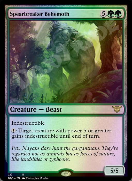 Spearbreaker Behemoth FOIL