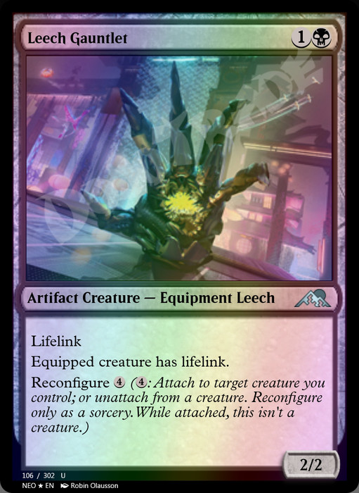 Leech Gauntlet FOIL