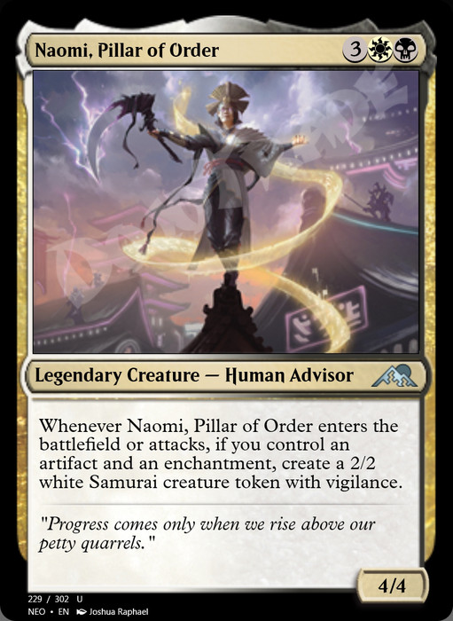 Naomi, Pillar of Order