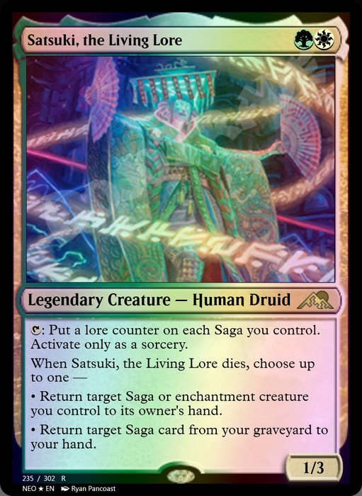 Satsuki, the Living Lore FOIL