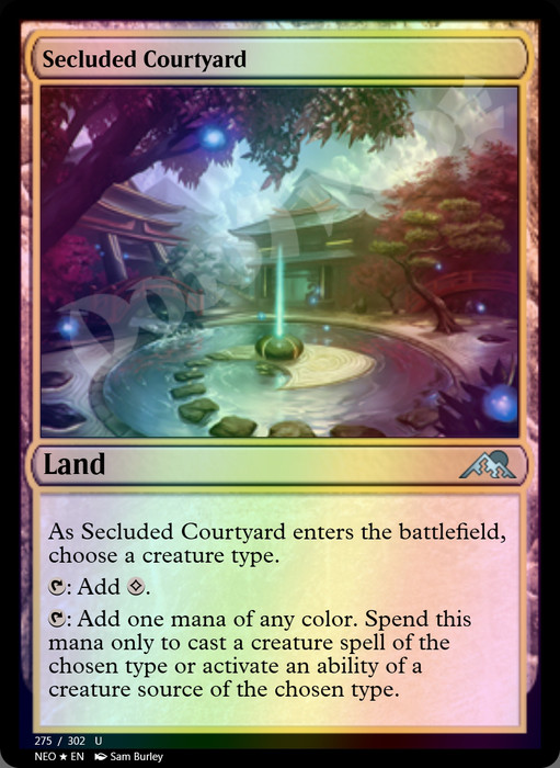 Secluded Courtyard FOIL