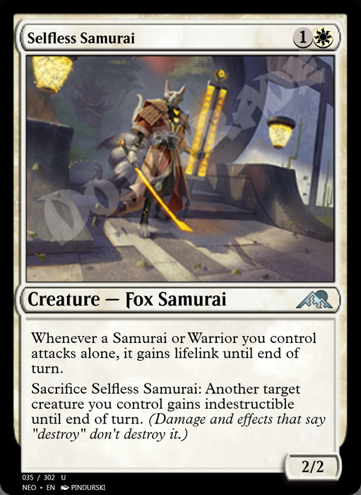 Selfless Samurai