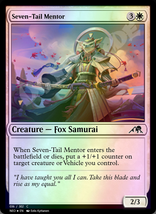 Seven-Tail Mentor FOIL