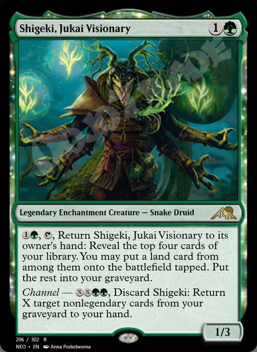 Shigeki, Jukai Visionary