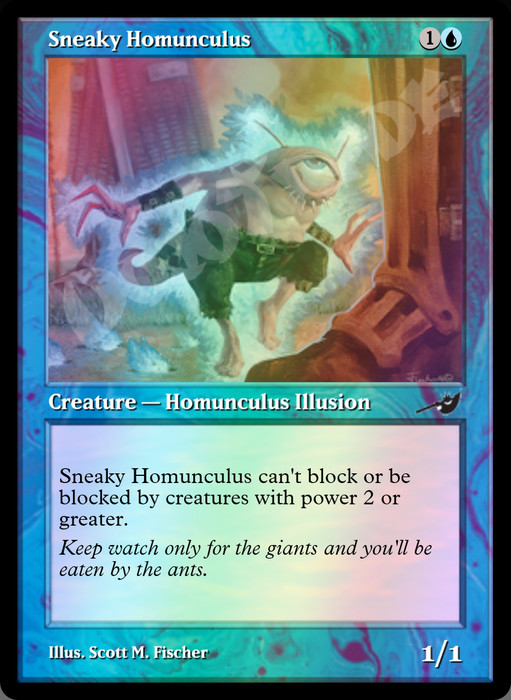 Sneaky Homunculus FOIL