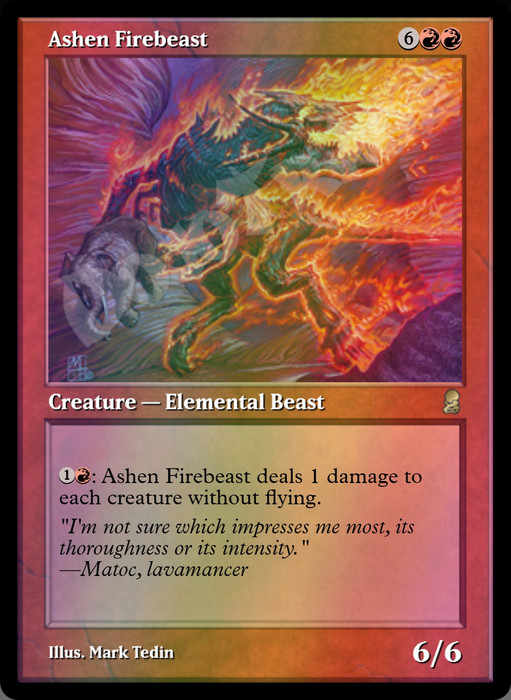 Ashen Firebeast FOIL