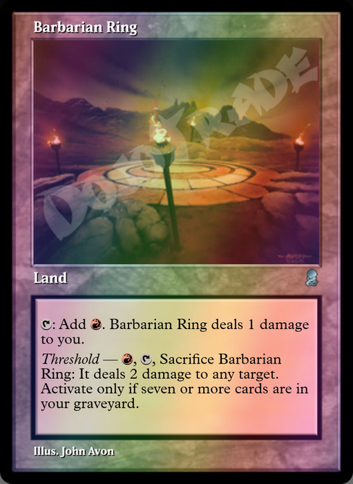 Barbarian Ring FOIL