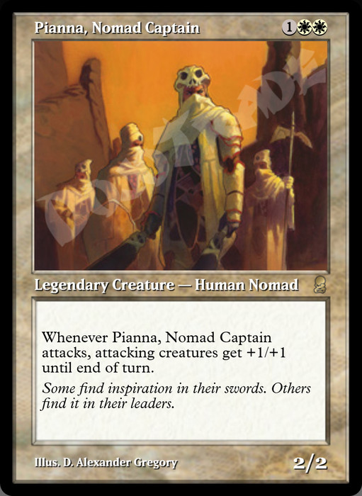 Pianna, Nomad Captain