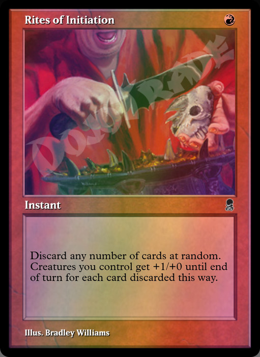 Rites of Initiation FOIL