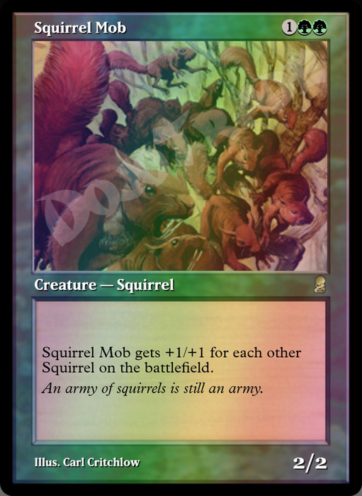 Squirrel Mob FOIL