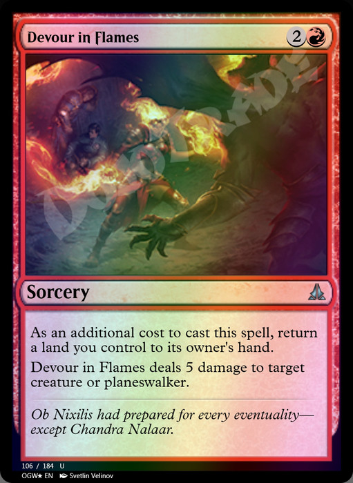 Devour in Flames FOIL