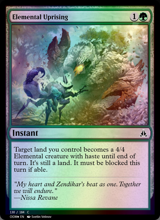 Elemental Uprising FOIL