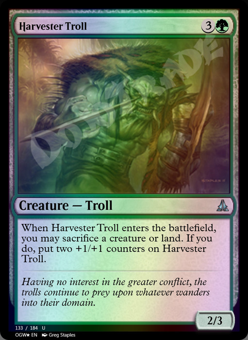 Harvester Troll FOIL