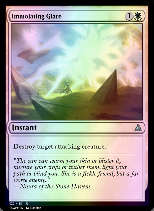 Immolating Glare FOIL