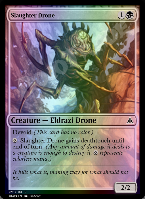 Slaughter Drone FOIL