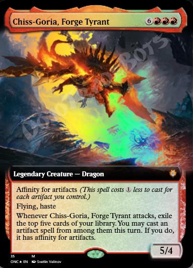 Chiss-Goria, Forge Tyrant (Extended Art) FOIL