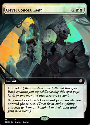 Clever Concealment (Extended Art) FOIL