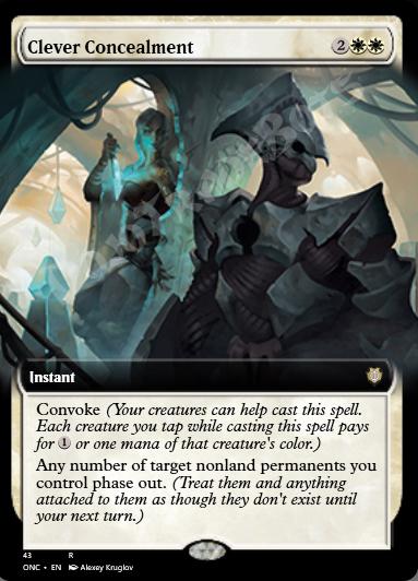 Clever Concealment (Extended Art)