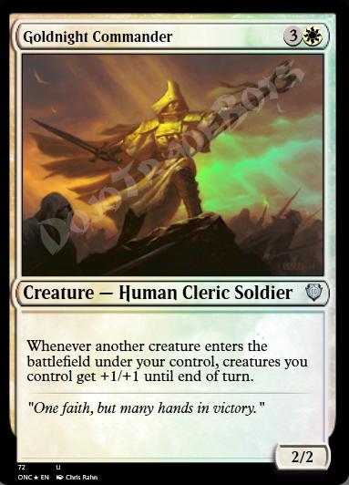 Goldnight Commander FOIL