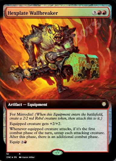 Hexplate Wallbreaker (Extended Art) FOIL